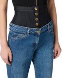 Jeans donna con vita in neoprene