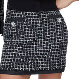 Minigonna donna  in bouclé