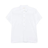 Polo donna a maniche corte in jersey di cotone