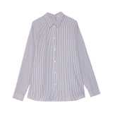Camicia donna a righe con nodo