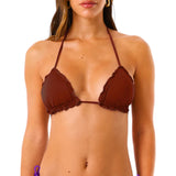 Triangolo donna frou frou con laccetti exchange color