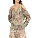 Maglia donna con cut-out