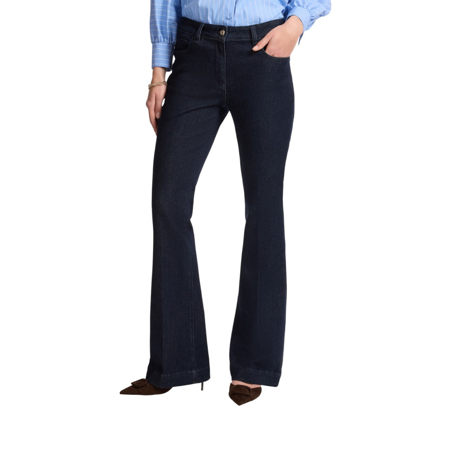 Jeans donna tailoring flare