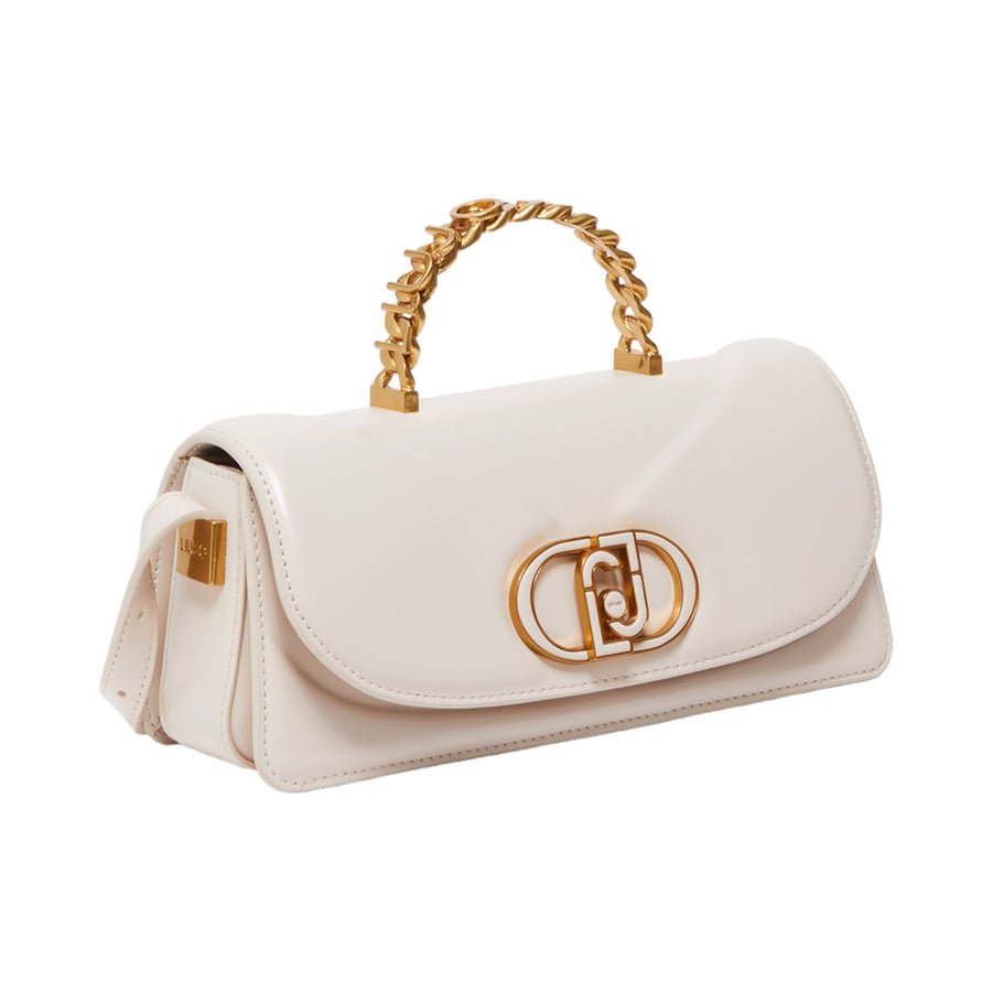 Borsa donna baguette con logo