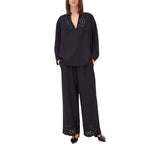 Pantaloni donna ricamati
