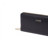 Portafoglio donna grande con zip