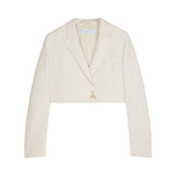 Blazer donna cropped con bottone Fly