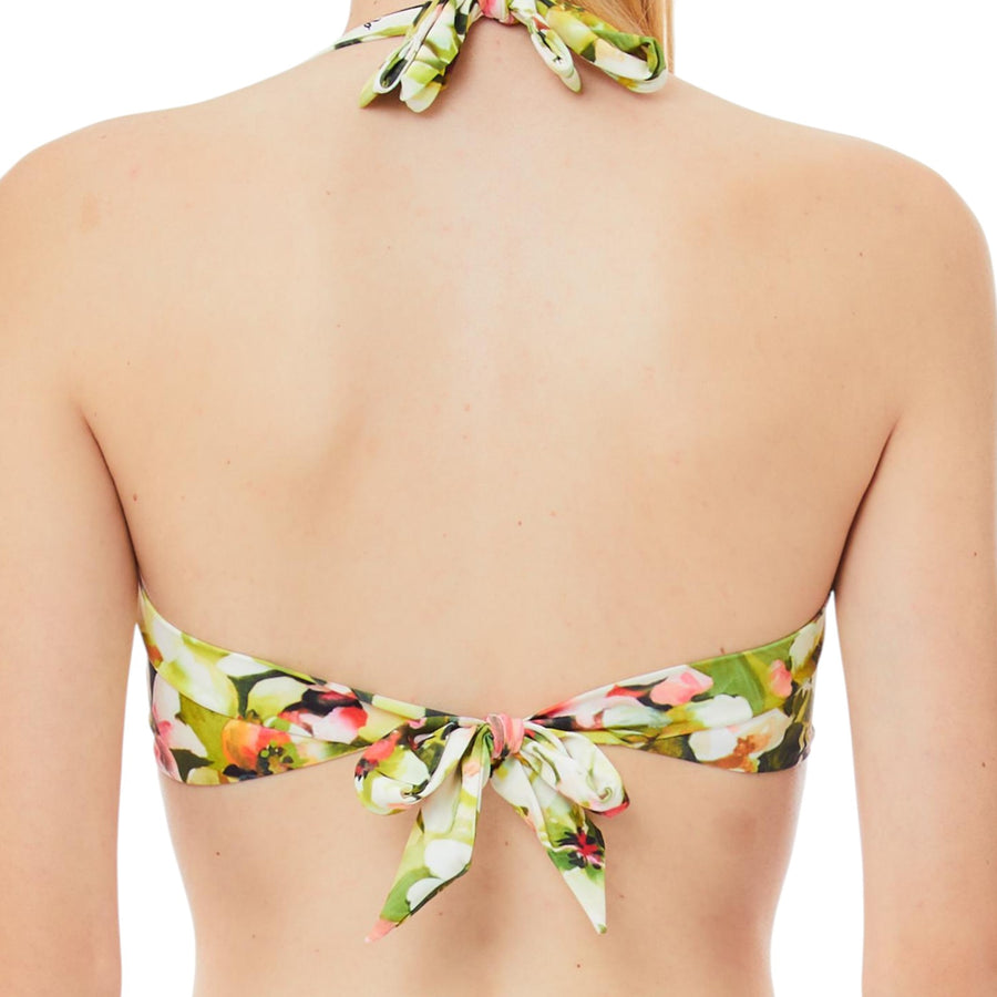 Top donna bikini con lacci