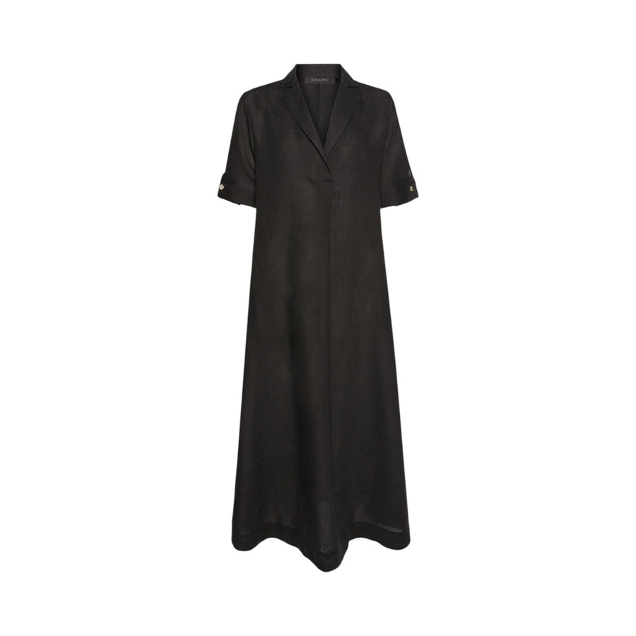 Abito donna svasato in lino