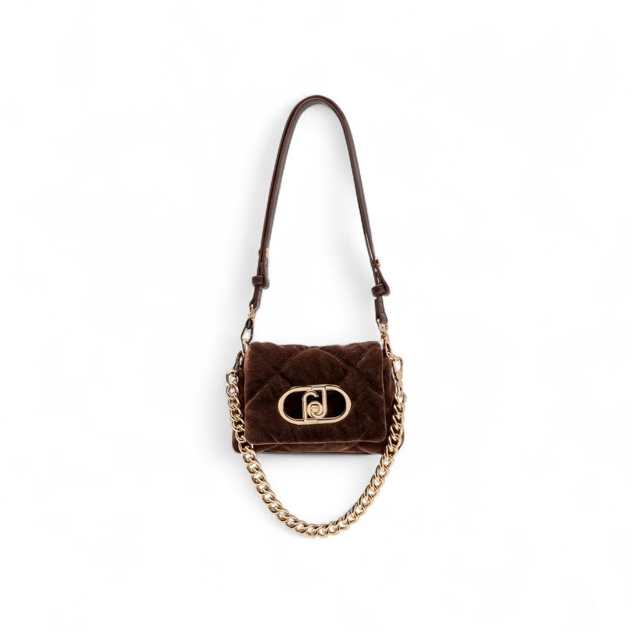 Borsa donna LaPuffy piccola in velluto