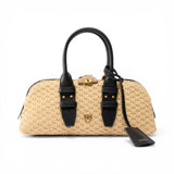 Borsa piccola a mano Escape Bag Horizontal in rafia