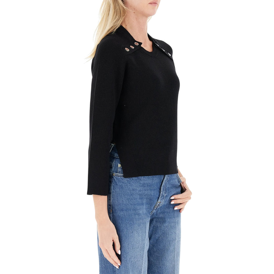 Maglia donna con bottoni