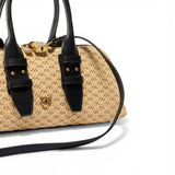 Borsa piccola a mano Escape Bag Horizontal in rafia