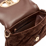 Borsa donna LaPuffy piccola in velluto