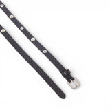 Cintura donna sottile con borchie