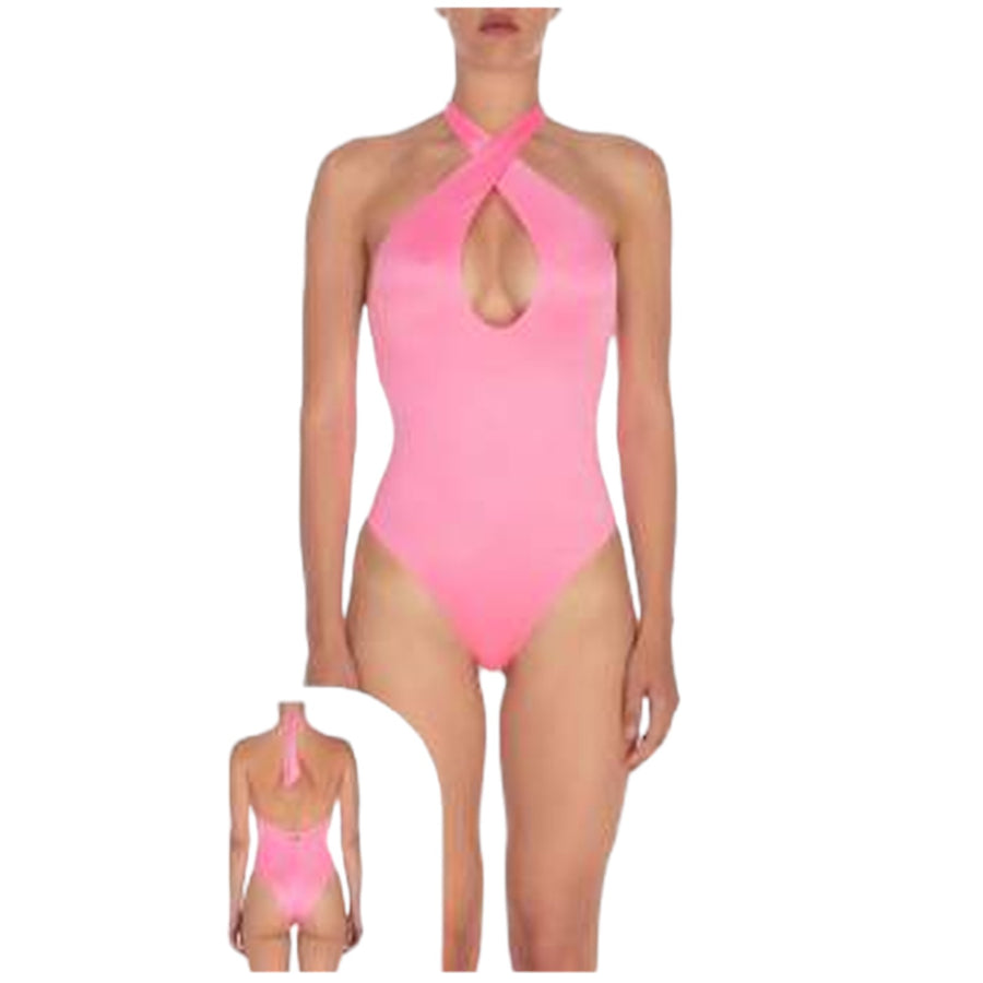 Monokini con scollo incrociato donna