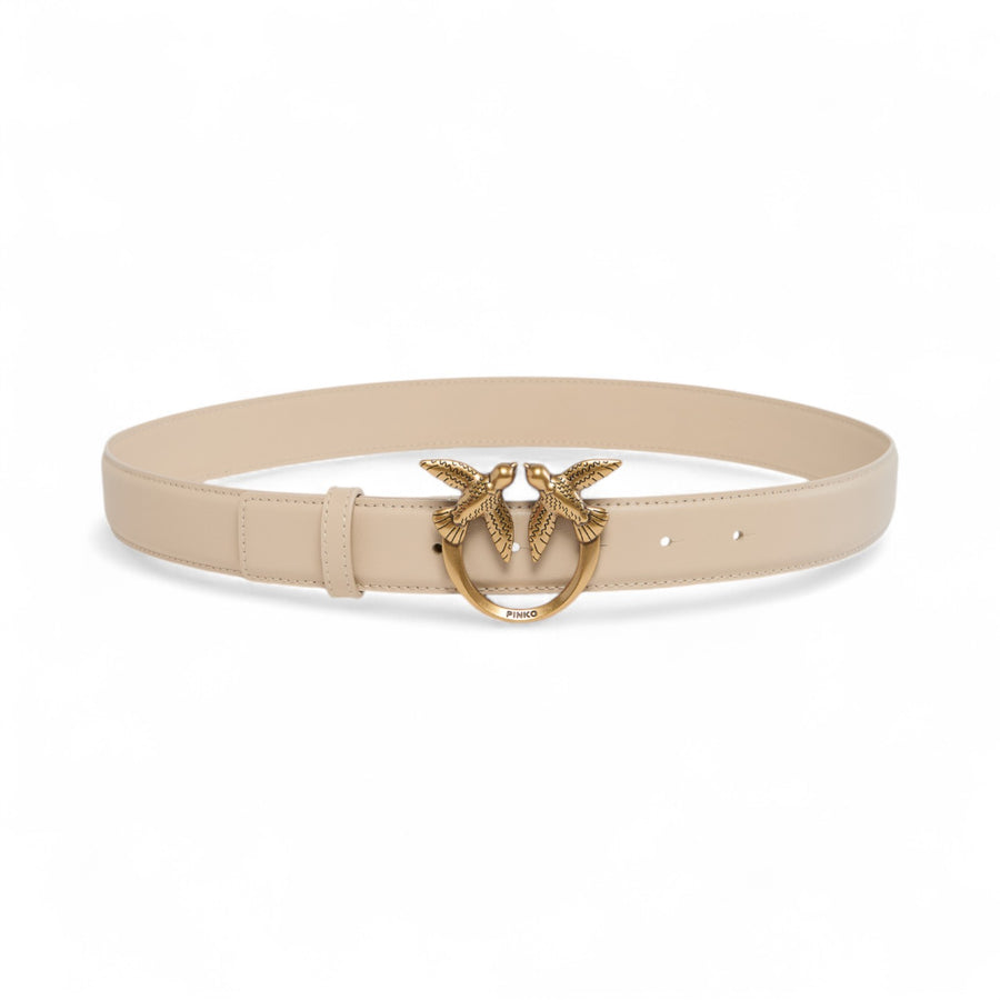 Cintura donna Love Birds in pelle 3cm