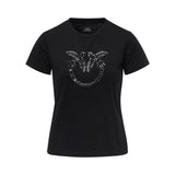 T-shirt donna logo Love Birds decorato