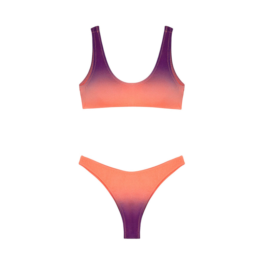 Bikini top e slip americano fisso visionary dose donna