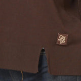 Maglia donna a maniche lunghe con colletto a girocollo