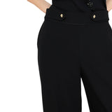 Pantaloni donna in cady crêpe