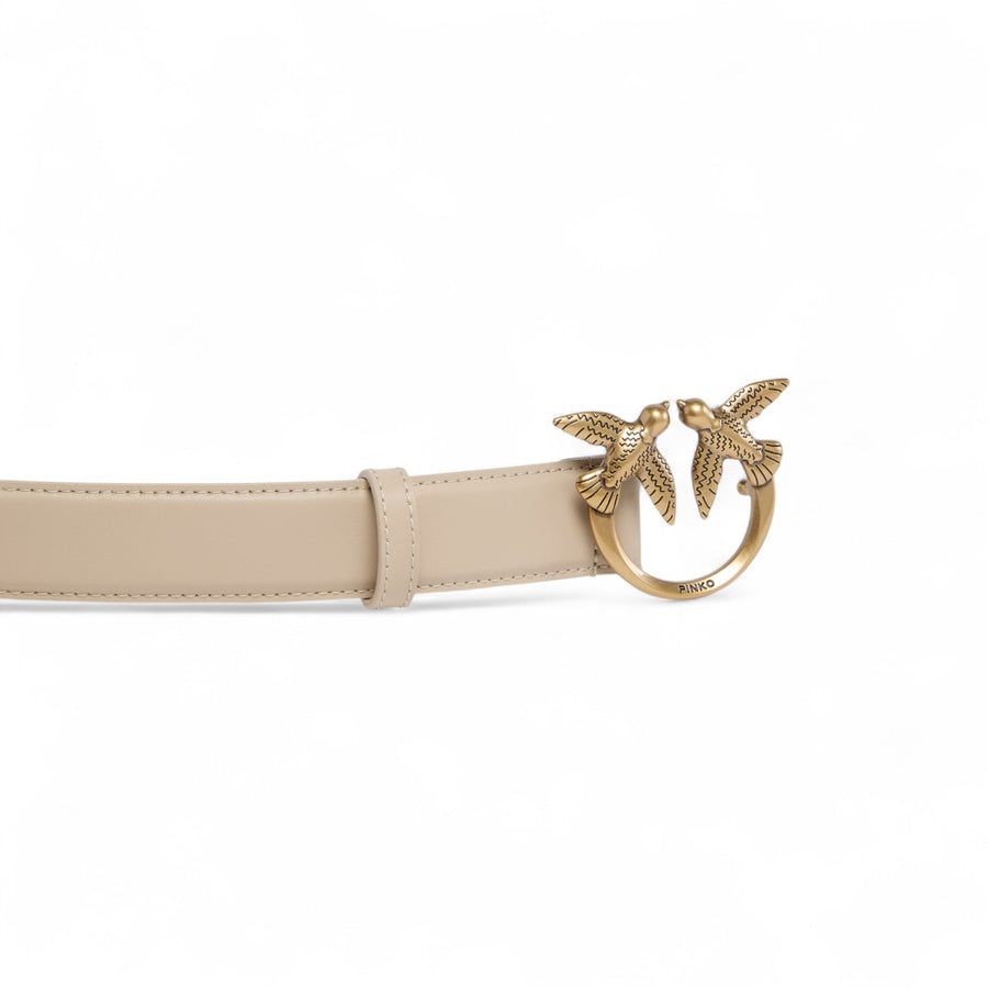 Cintura donna Love Birds in pelle 3cm
