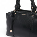 Borsa donna grande con manico intrecciato