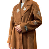 Cappotto donna con applicazioni