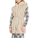 Gilet donna con cappuccio