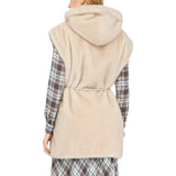 Gilet donna con cappuccio
