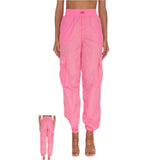 Pantalone cargo made up donna