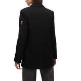 Blazer donna Ricamato con Dettaglio Gioielli