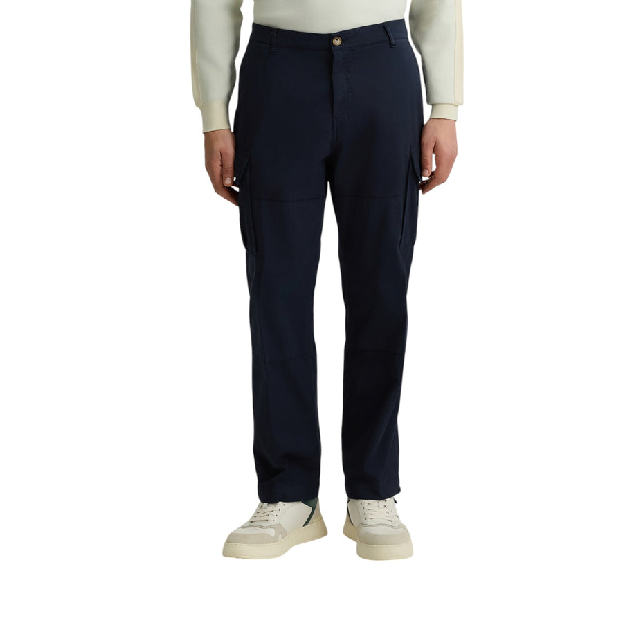Pantaloni cargo blu
