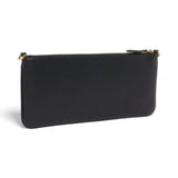 Horizontal Flat Bag in pelle