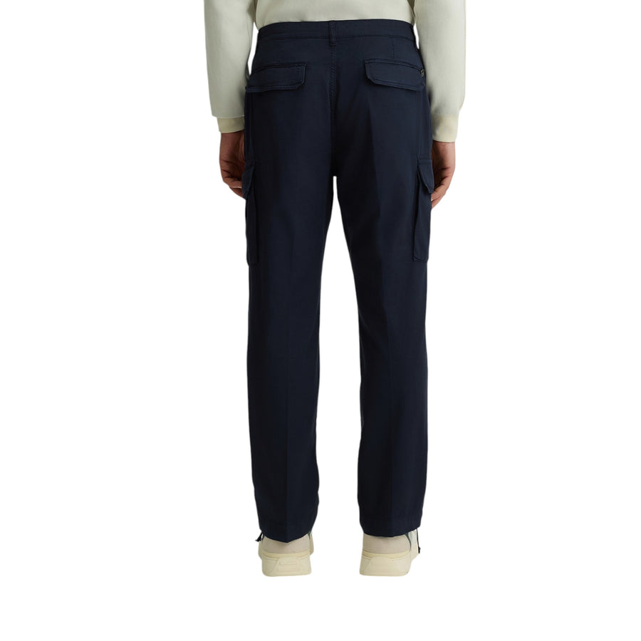 Pantaloni cargo blu