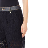 Pantalone donna balloon fit in pizzo