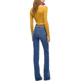Jeans Donna flare fit cinque tasche