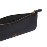 Horizontal Flat Bag in pelle