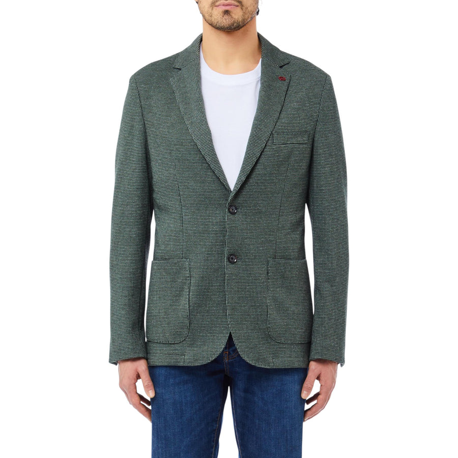 Blazer uomo pied de poule in cotone