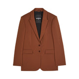 Blazer donna over sartoriale in crêpe