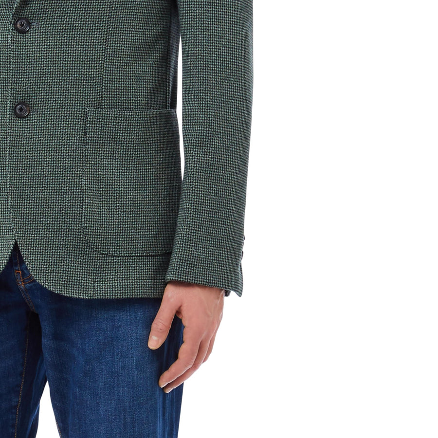 Blazer uomo pied de poule in cotone