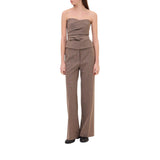 Pantaloni donna a gamba dritta