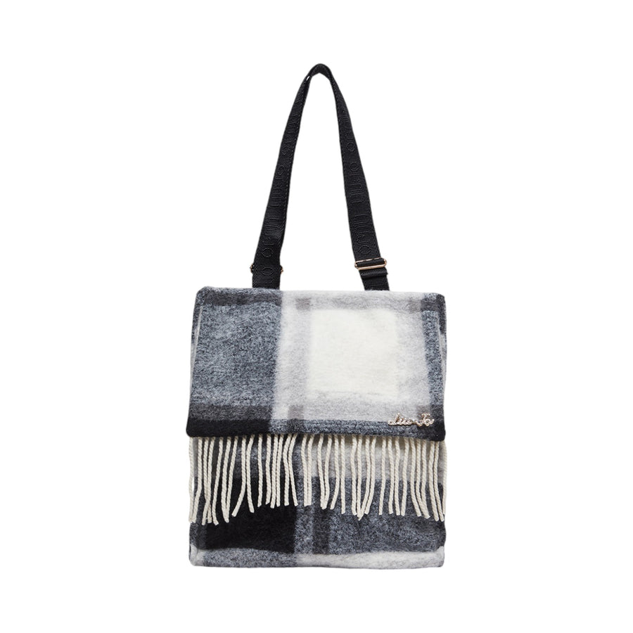 Shopping bag donna in misto lana