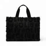 Shopping donna bag grande in misto lana