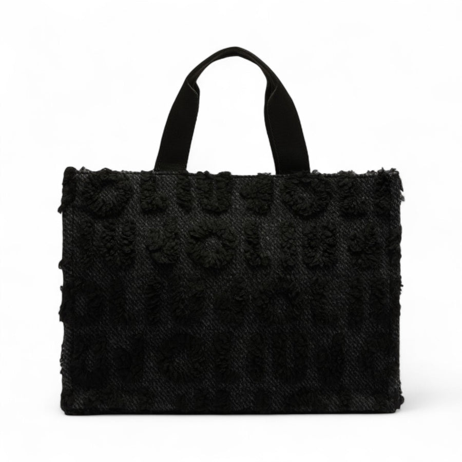 Shopping donna bag grande in misto lana