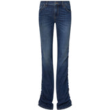 Jeans donna bootcut a vita bassa