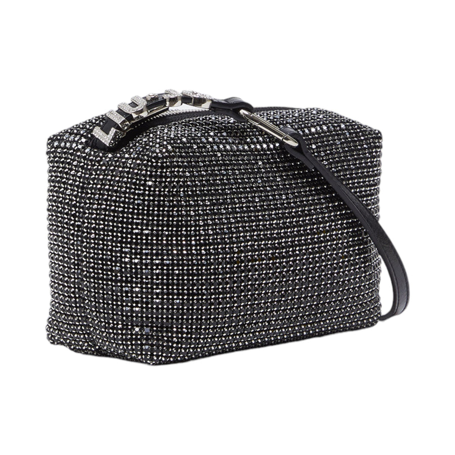 Borsa donna a spalla con strass