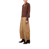 Pantaloni donna ampi con pinces