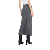 Gonna donna midi in maglia con paillettes