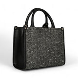 Borsa donna tote in tweed
